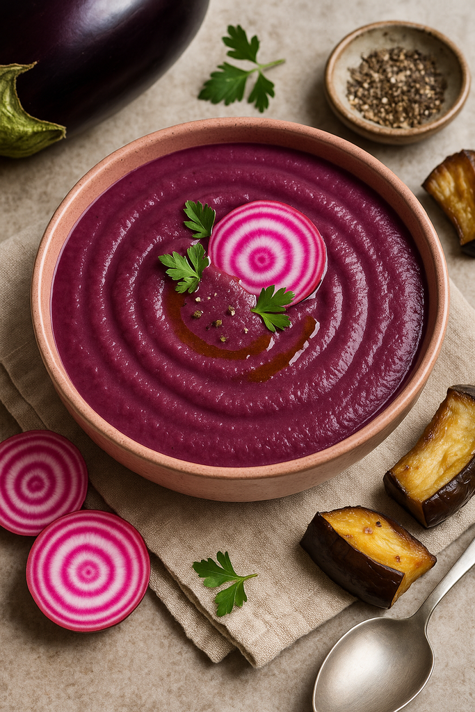 Colis soupe - Aubergine à la betterave
