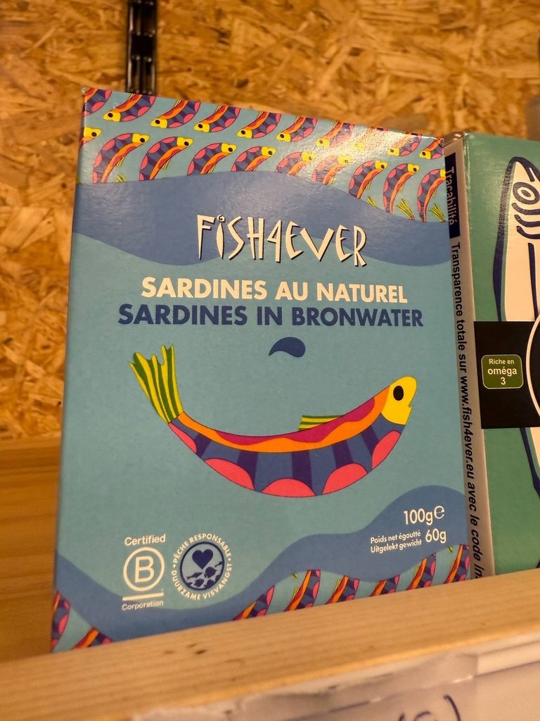 Sardines au naturel