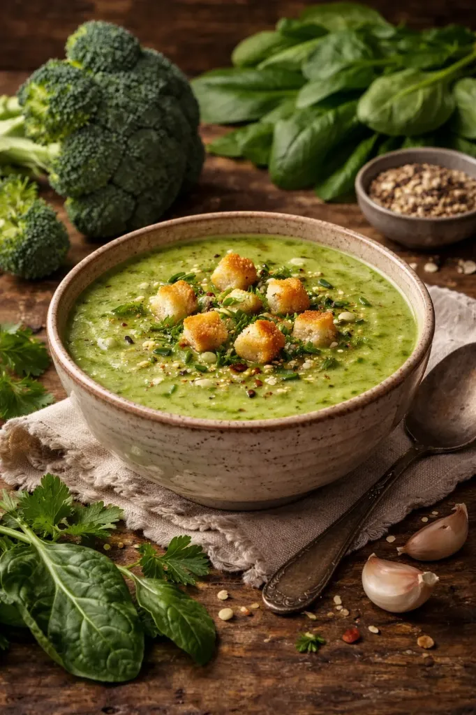 Colis soupe - Brocoli aux épinards