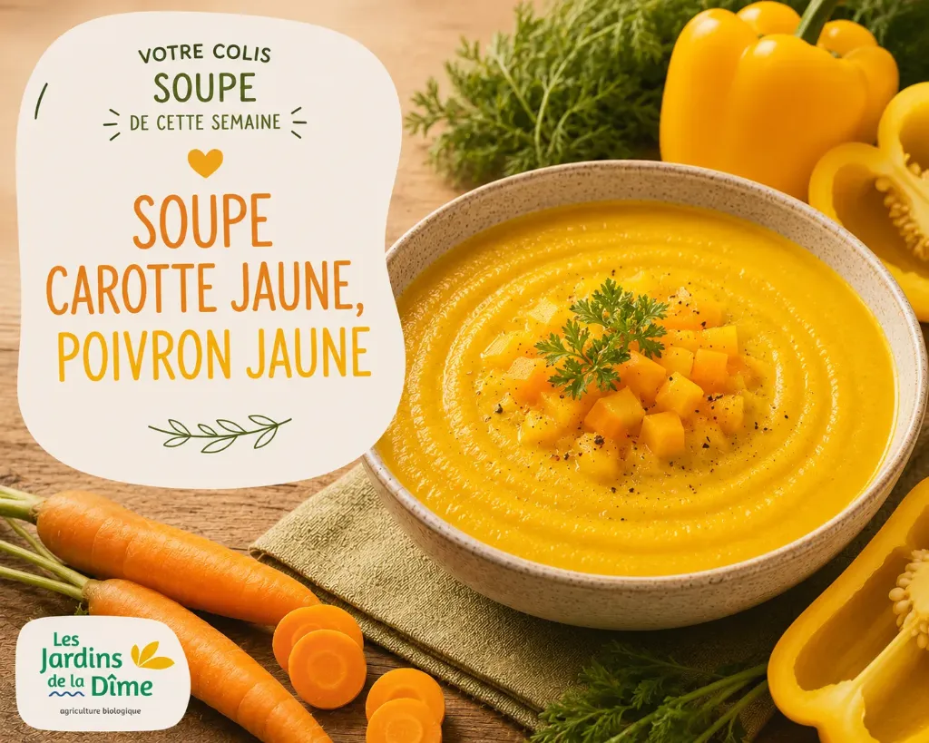 Colis soupe - Carotte jaune au poivron