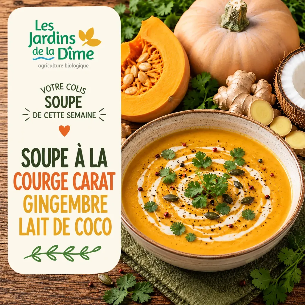 Colis soupe - Courge carat gingembre coco