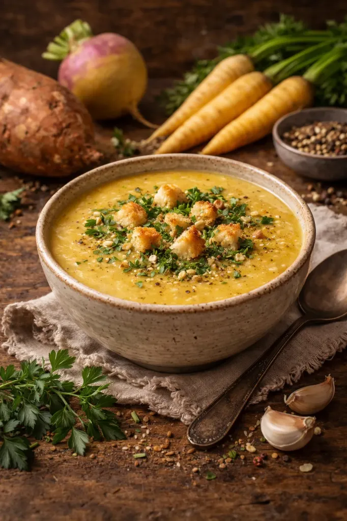 Colis soupe - Navet jaune à la carotte jaune