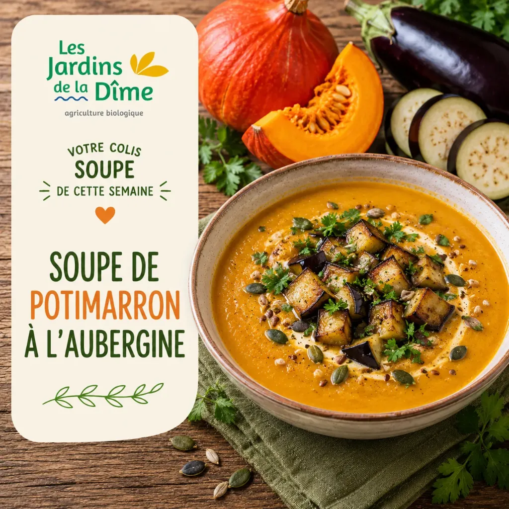 Colis soupe - Potimarron à l'aubergine