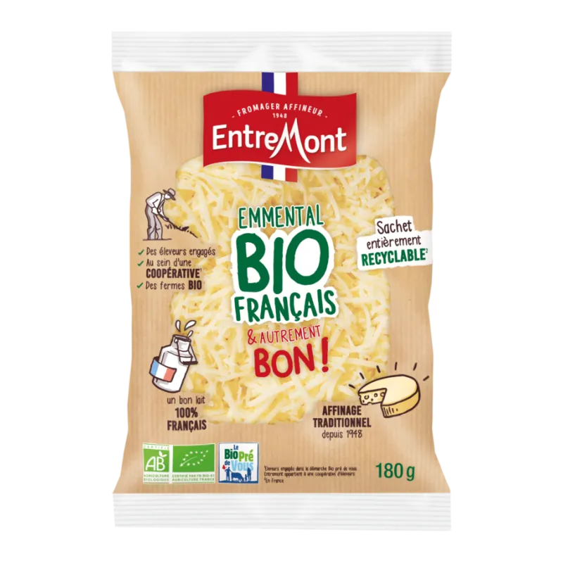 Emmental râpé - 180g