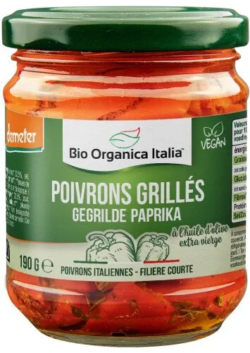 Poivron séché à l'huile