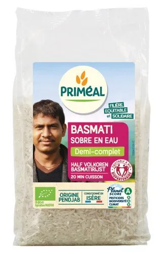 Riz basmati mi-complet