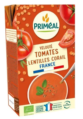 [Soupetomategrossiste] Velouté de tomates et lentilles