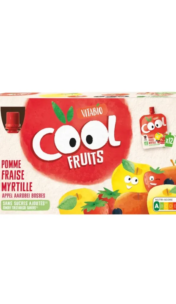Compote "pomme-fraise-myrtille" - Pièce