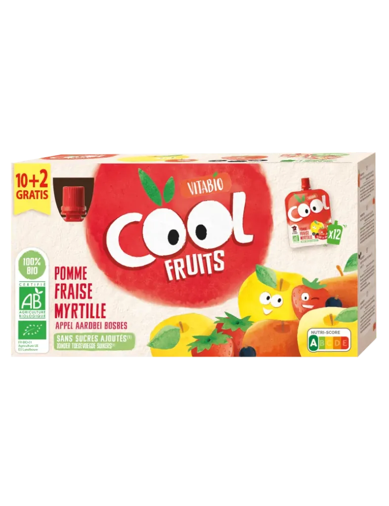 Compote "pomme-fraise-myrtille" - Pièce