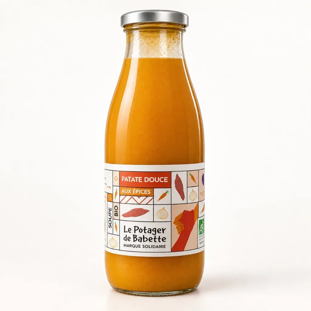 Soupe patate douce aux épices