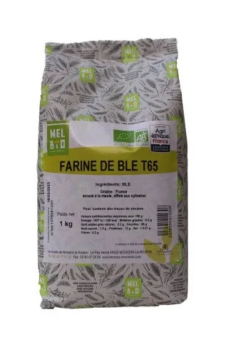 Farine de froment blanche - 1Kg
