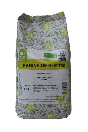 Farine de froment grise - 1Kg